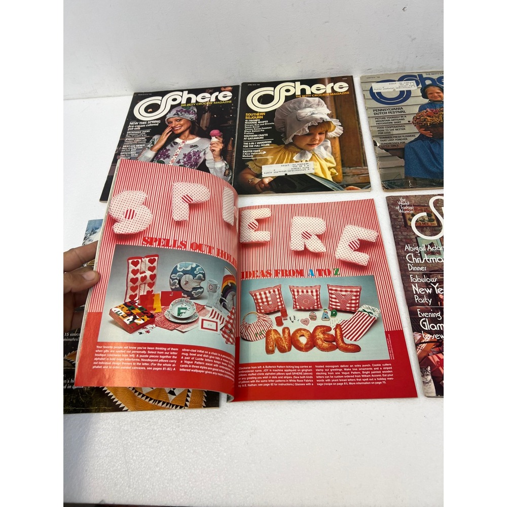 Vintage Sphere Magazine Lot 1973-1976 Betty Crocker 10 Issues Cooking Crafts - Picture 5 of 10